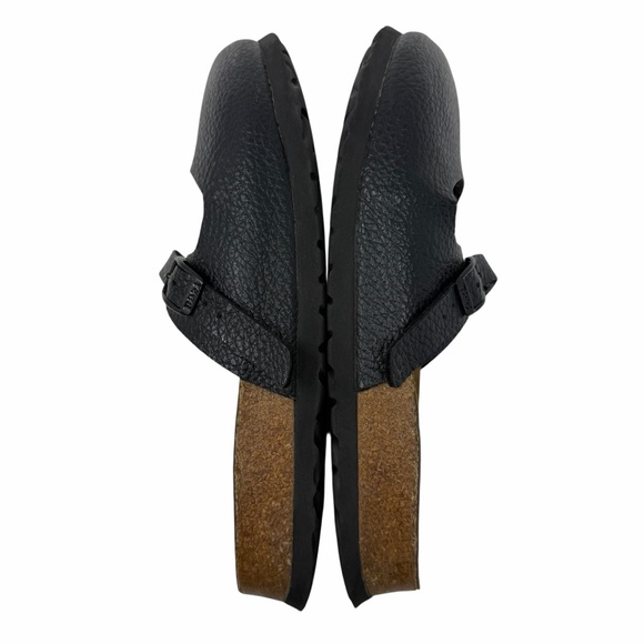 Birkenstock Birki's Maria Mary Jane Clogs Pebbled Leather Black Size 37 /6-6.5 - Picture 6 of 7